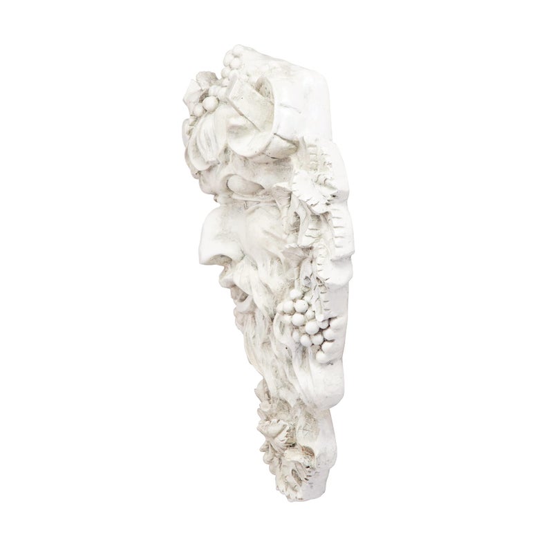 Design Toscano Bacchus, Grape Harvest Wine Greek Greenman Face Wall Sculpture, Medium, 12 inches tall, Cast Stone Resin, Antique Stone Finish - Image 3